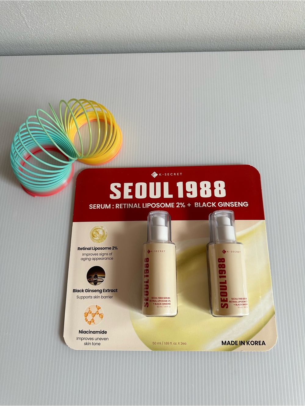 Korean Cosmetics: Seoul 1988 Retinal Liposome 2% + Black Ginseng Serum Anthro